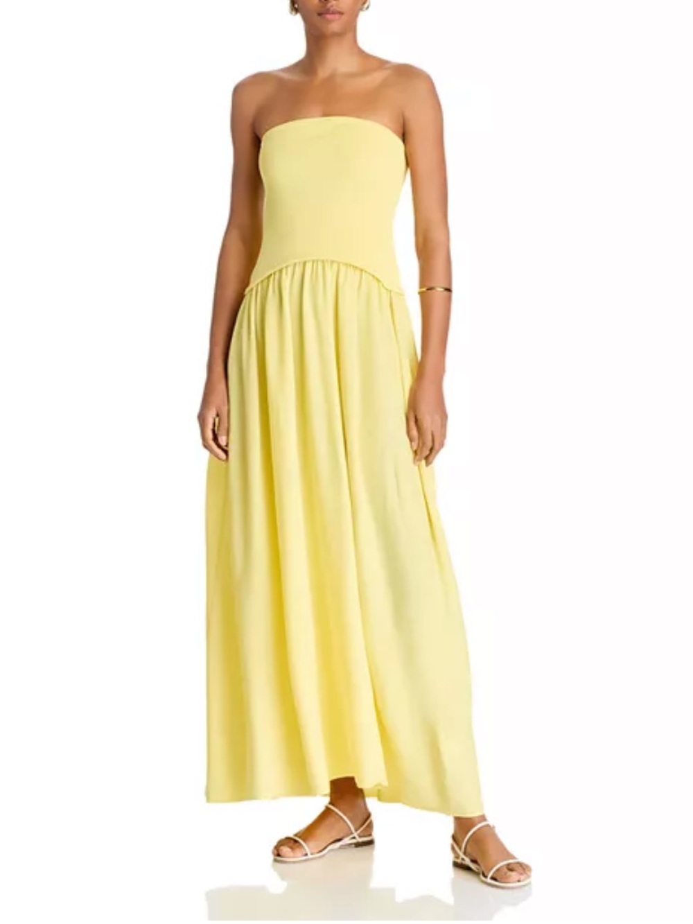 Solid & Striped Strapless Soglio Dress